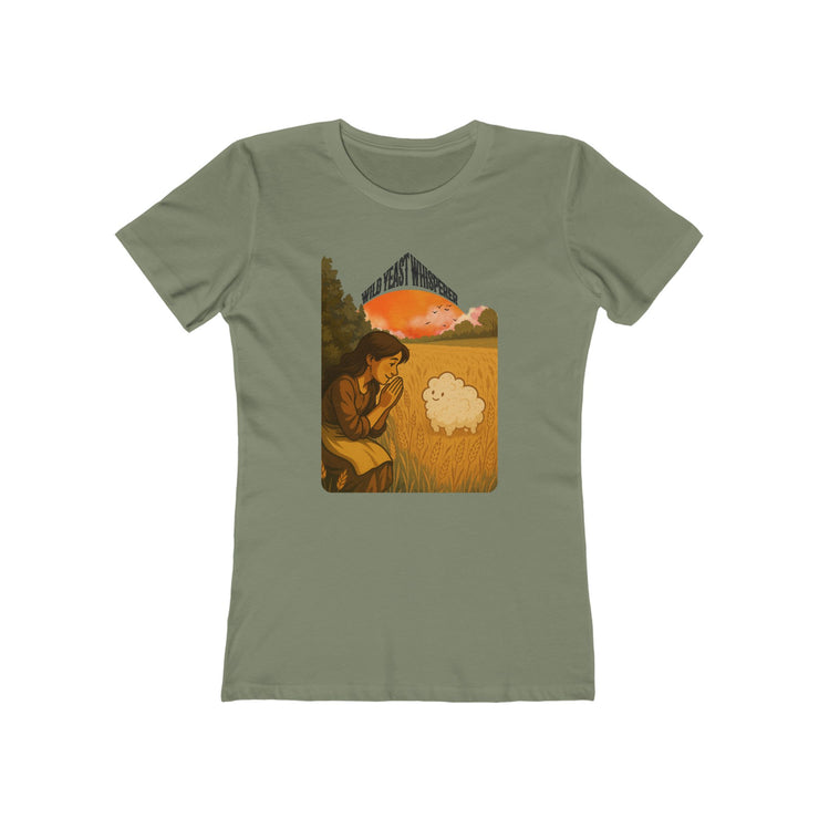 Wild Yeast Whisperer Womens Boyfriend Tee