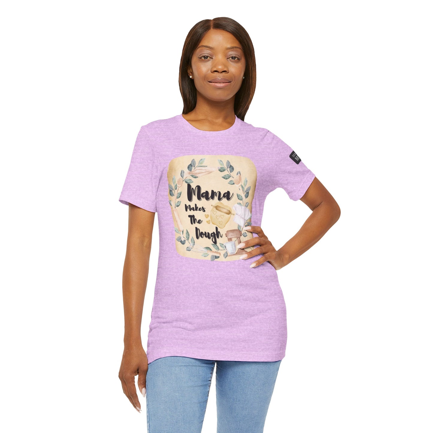 Momma Makes The Dough Short Sleeve Funny Cooking Shirt