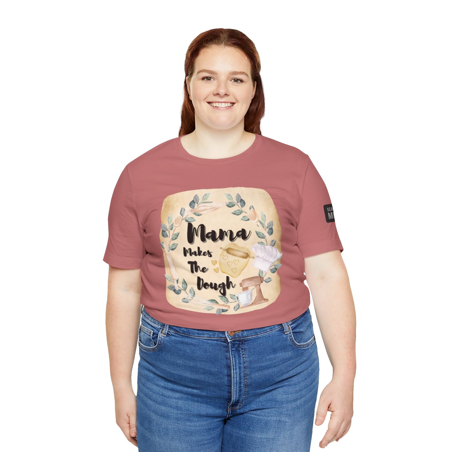 Momma Makes The Dough Short Sleeve Funny Cooking Shirt