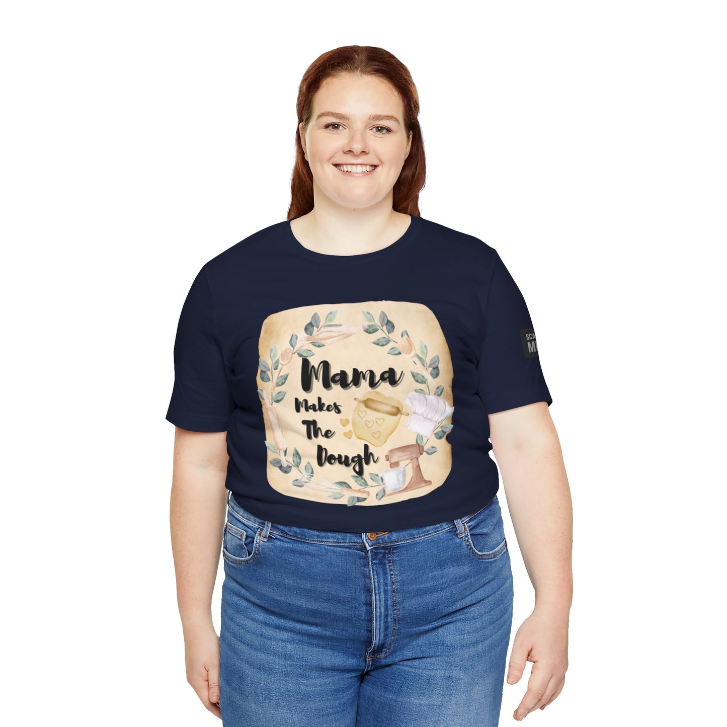 Momma Makes The Dough Short Sleeve Funny Cooking Shirt