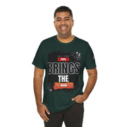 Funny Dad Joke Short Sleeve Tee, Papa Brings the Bacon