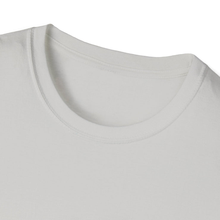 Unisex Softstyle T-Shirt with crew neckline and smooth fabric.