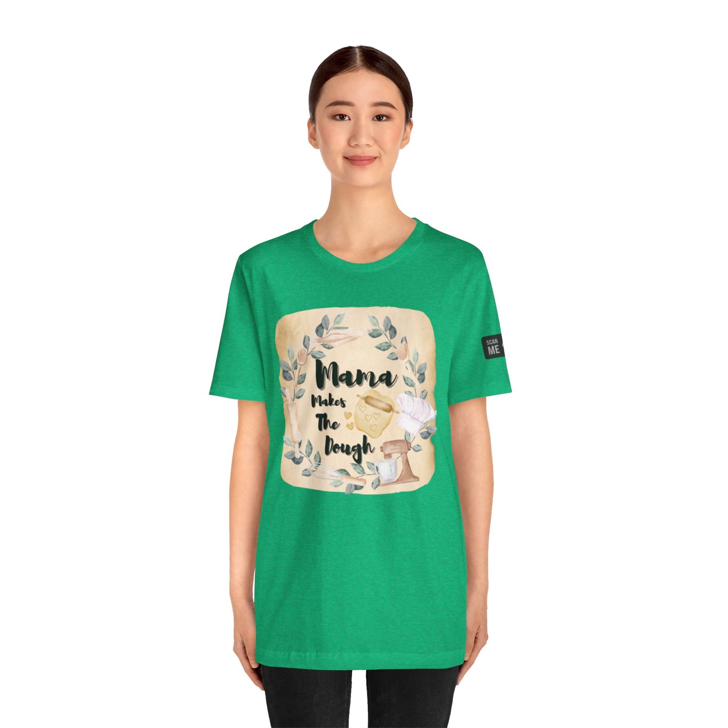 Momma Makes The Dough Short Sleeve Funny Cooking Shirt