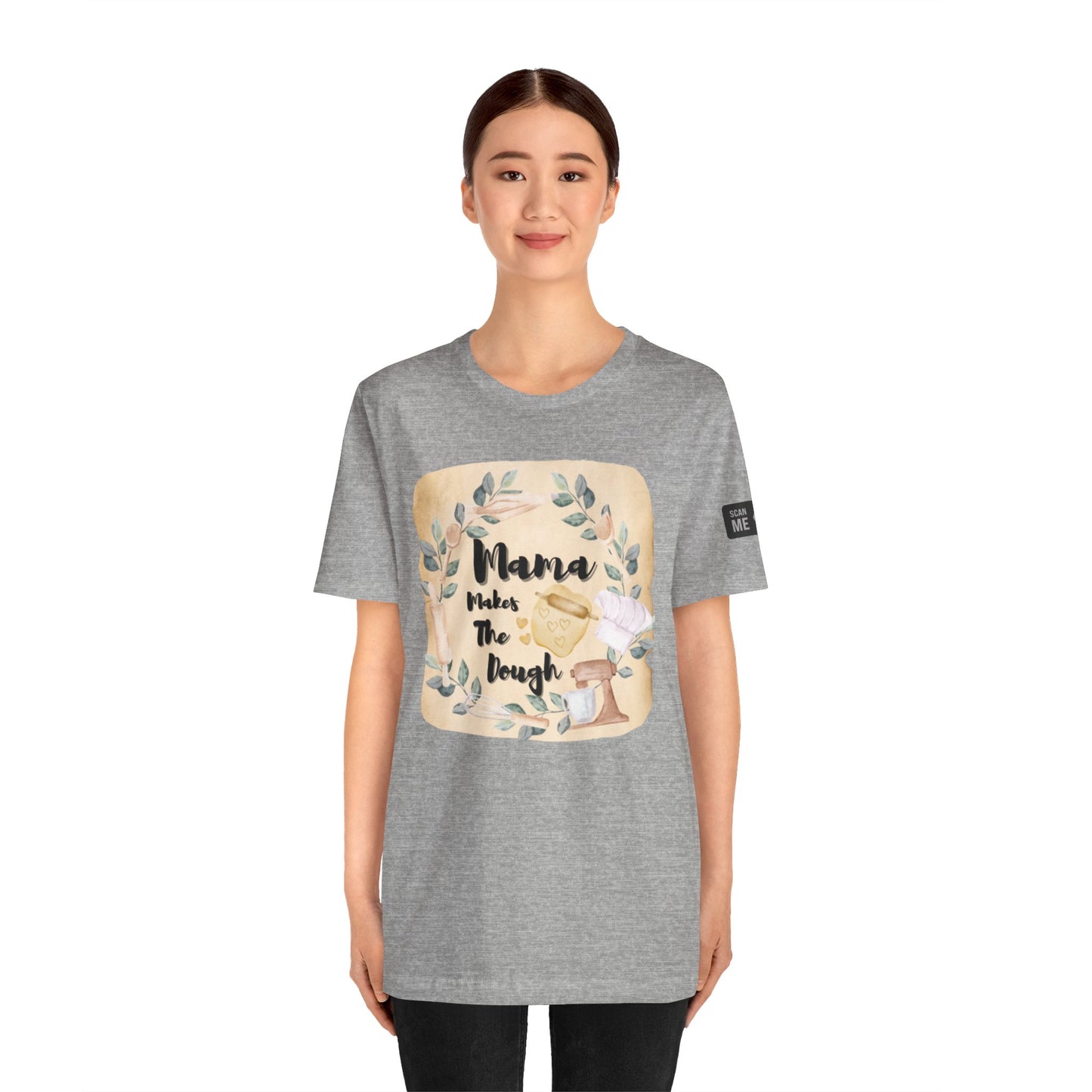 Momma Makes The Dough Short Sleeve Funny Cooking Shirt