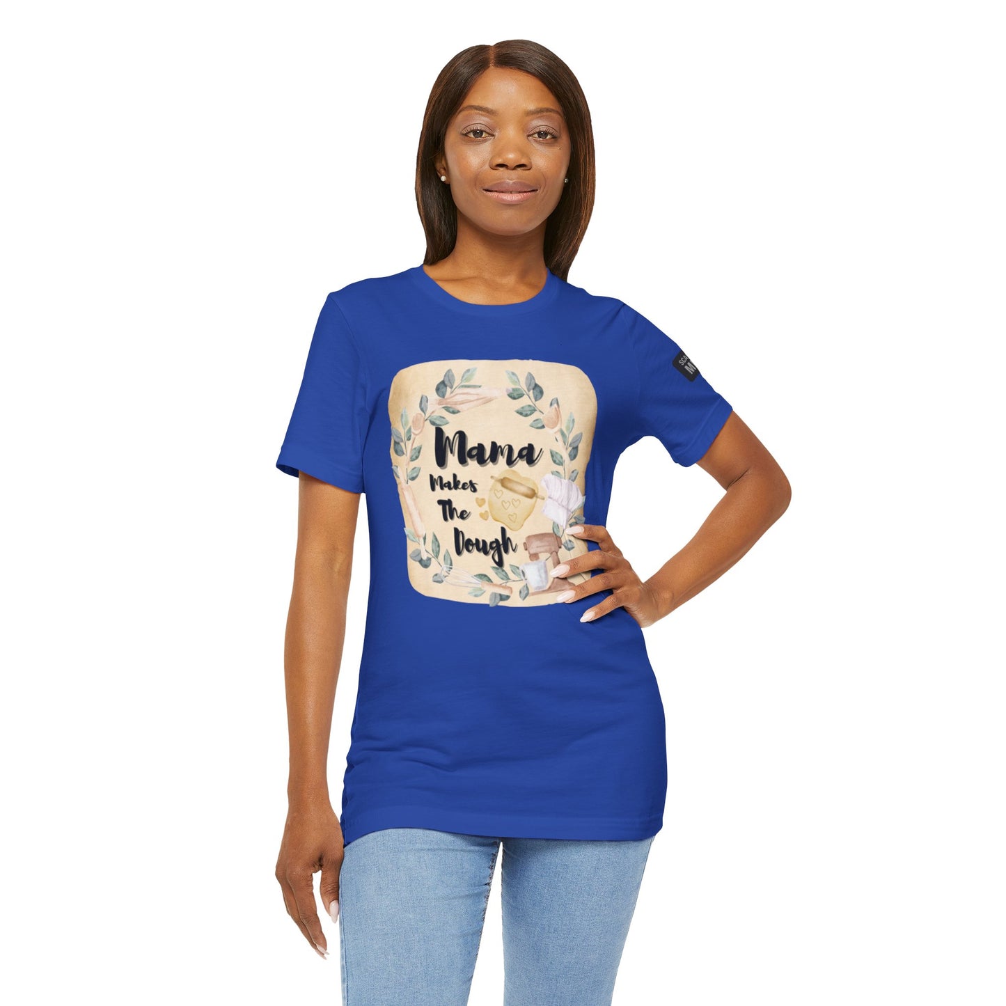 Momma Makes The Dough Short Sleeve Funny Cooking Shirt