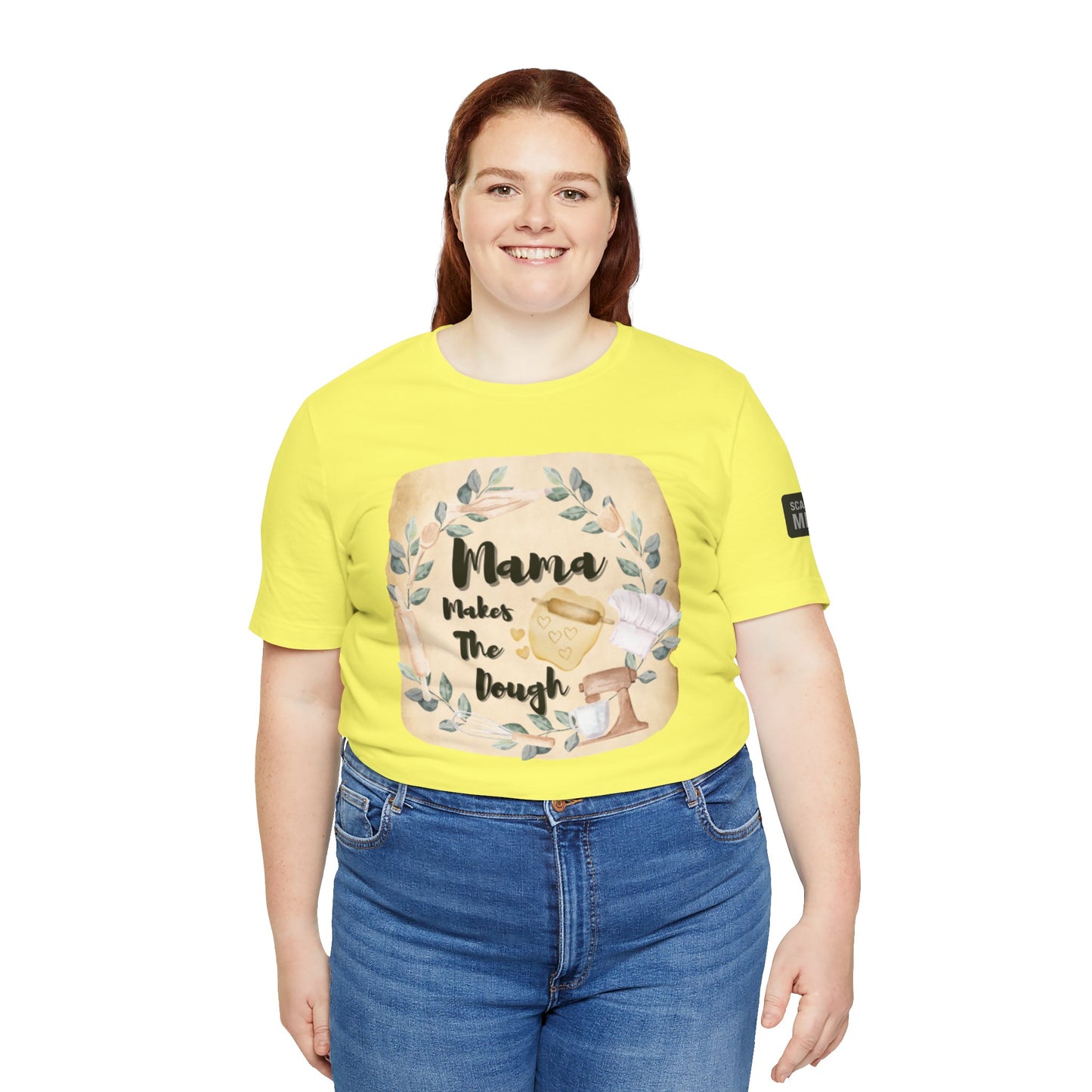 Momma Makes The Dough Short Sleeve Funny Cooking Shirt