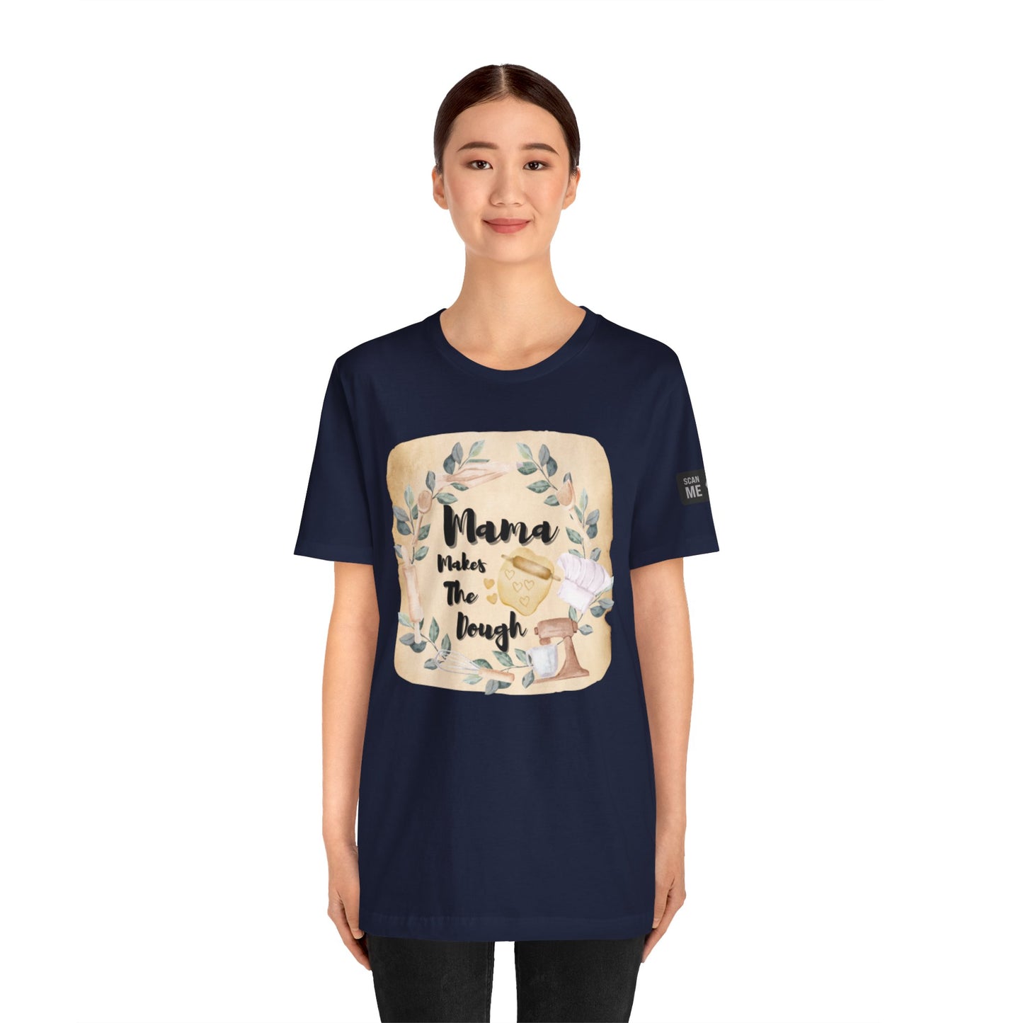 Momma Makes The Dough Short Sleeve Funny Cooking Shirt