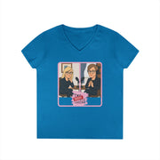 Sassy Ladies' V-Neck T-Shirt, Funny Tee, Gifts for Friends, Birthday Shirt, Retro Vibe, Mother's Day Gift