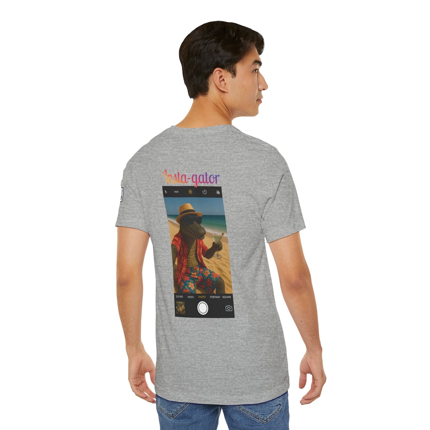 Insta-Gator Fun Unisex T-Shirt Style 2