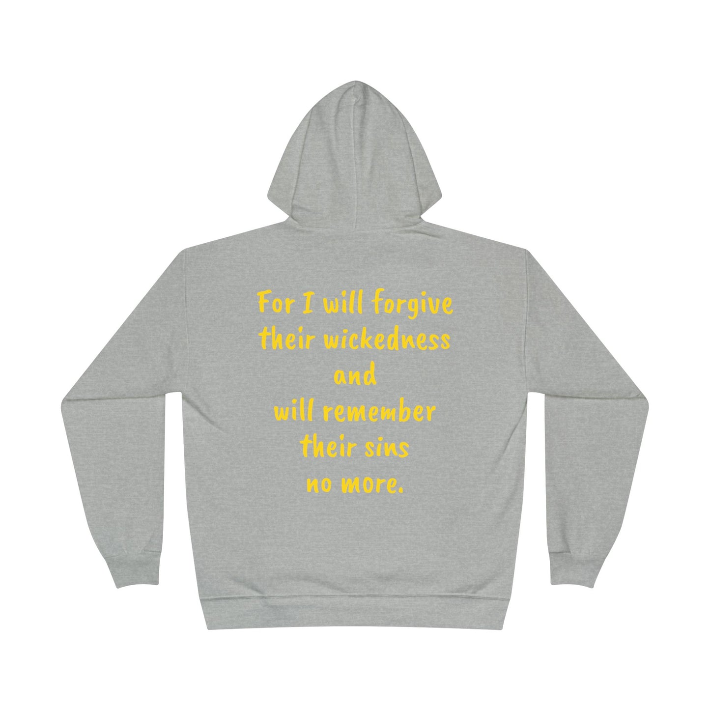 Hebrews 8:12 Unisex EcoSmart® Pullover Hoodie Sweatshirt