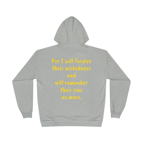 Hebrews 8:12 Unisex EcoSmart® Pullover Hoodie Sweatshirt