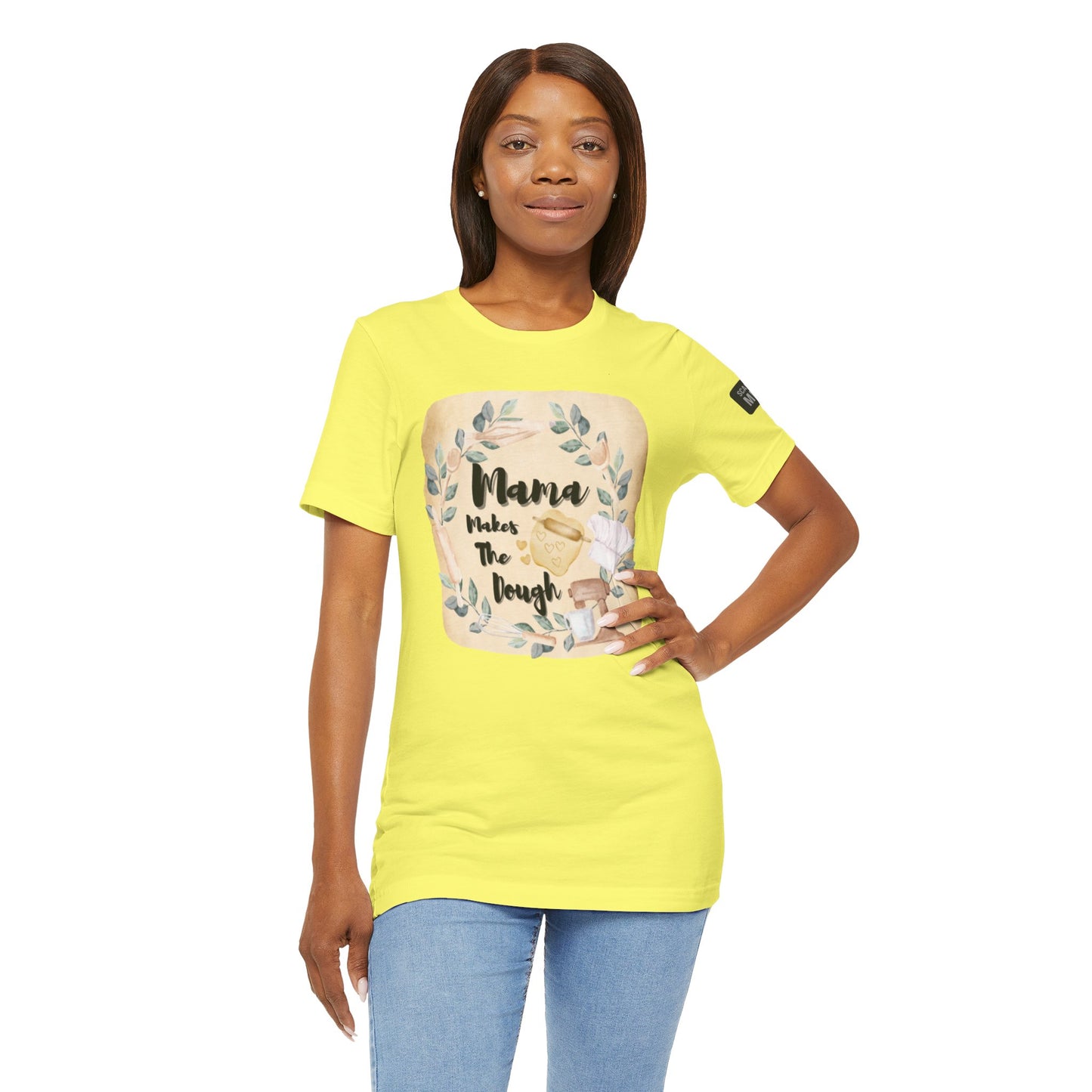 Momma Makes The Dough Short Sleeve Funny Cooking Shirt