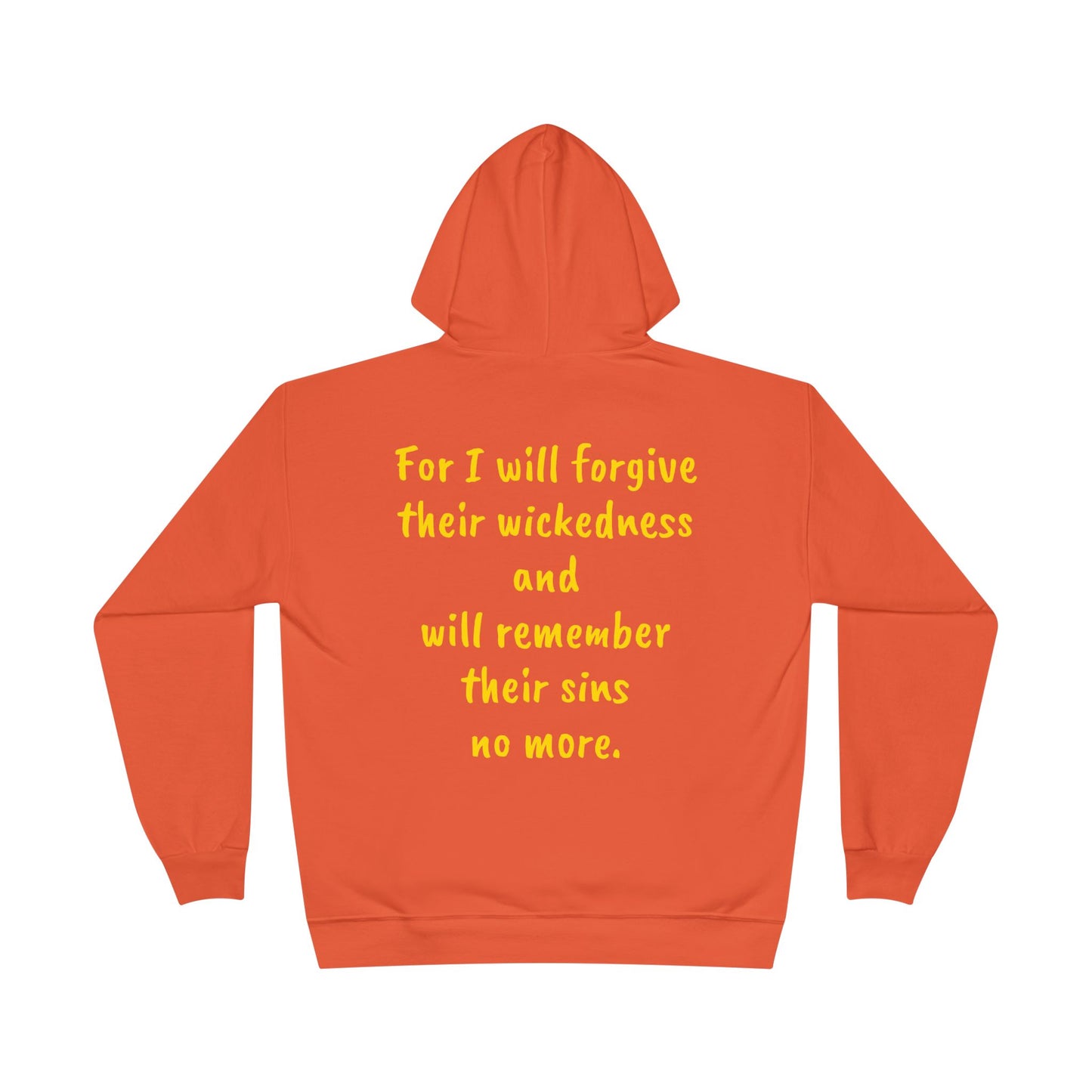 Hebrews 8:12 Unisex EcoSmart® Pullover Hoodie Sweatshirt