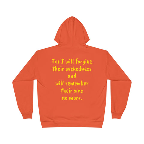 Hebrews 8:12 Unisex EcoSmart® Pullover Hoodie Sweatshirt