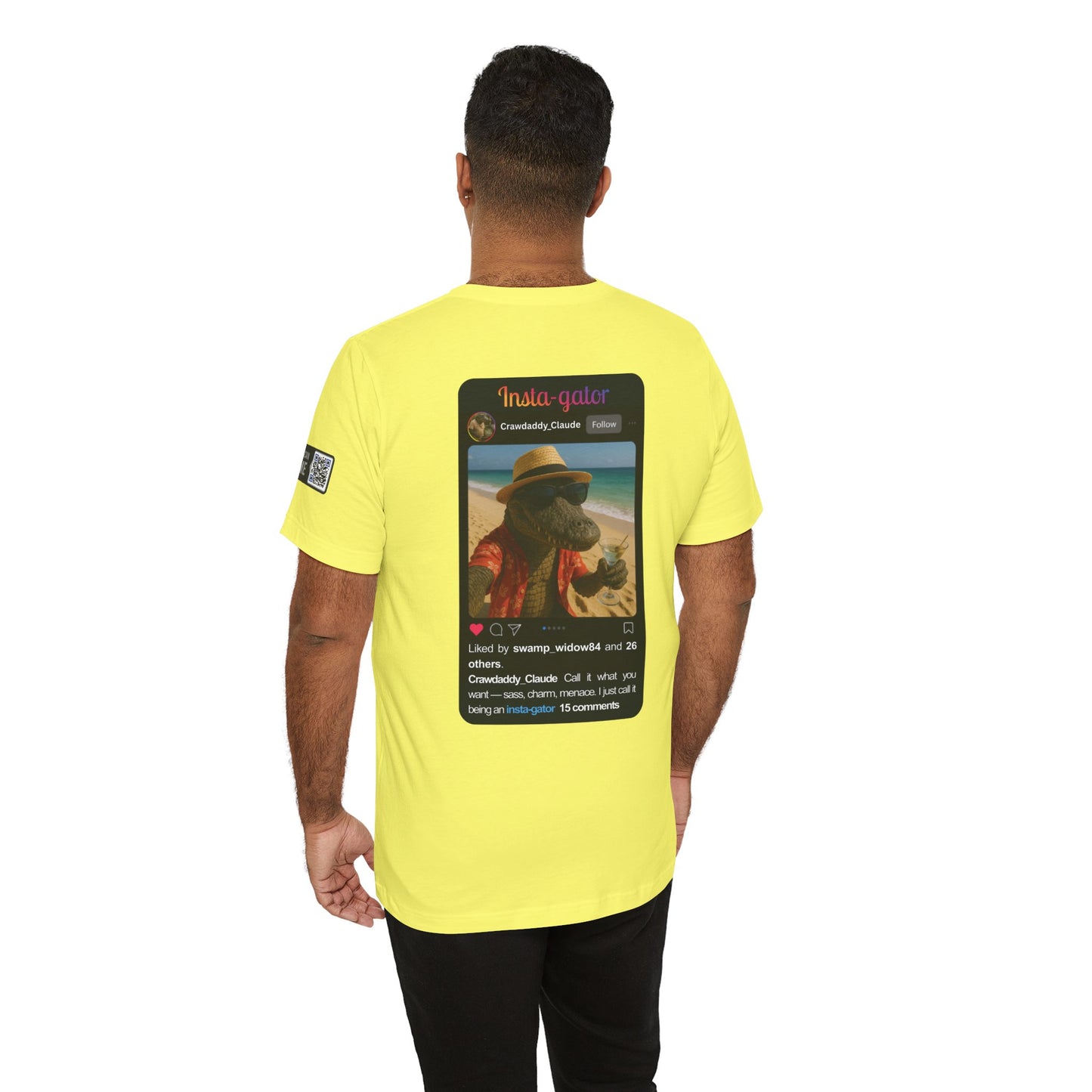Insta-gator Fun Unisex T-Shirt Style 1