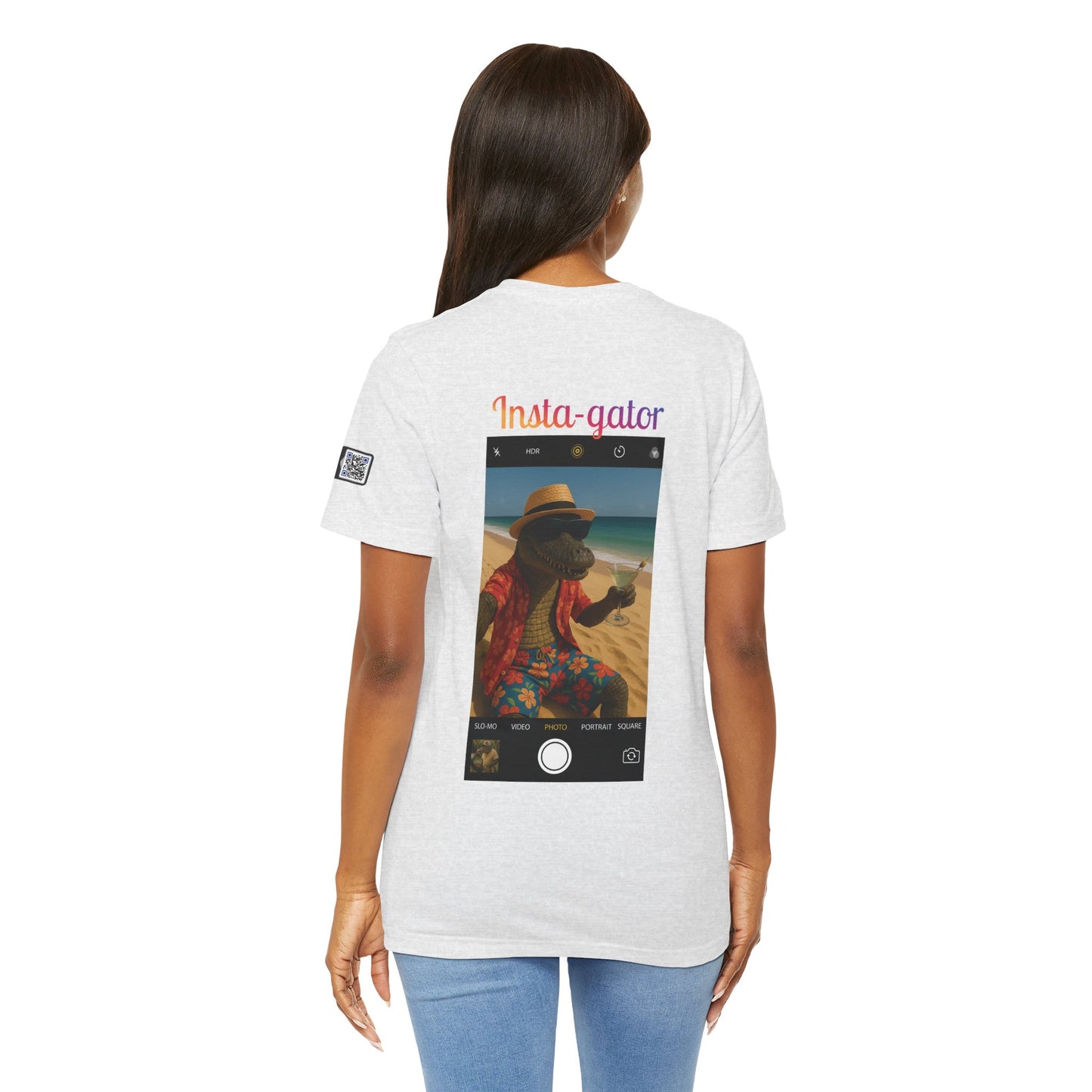 Insta-Gator Fun Unisex T-Shirt Style 2