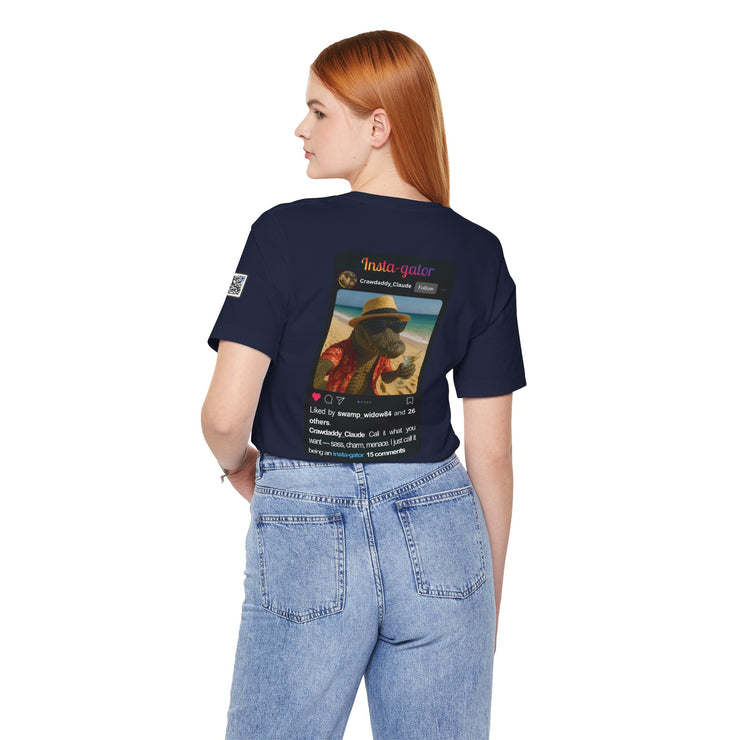 Insta-gator Fun Unisex T-Shirt Style 1