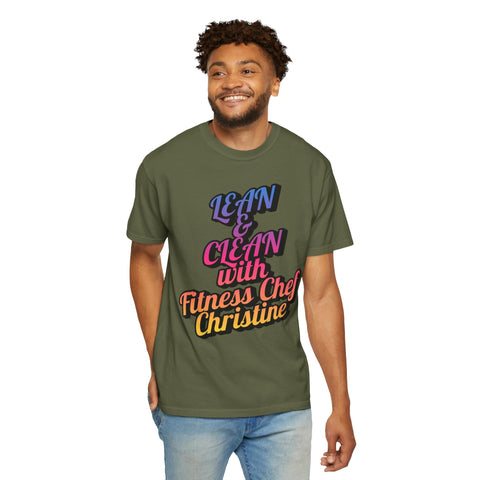 Unisex garment-dyed T-shirt with &