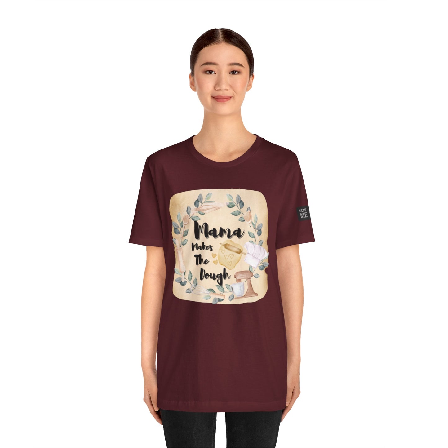 Momma Makes The Dough Short Sleeve Funny Cooking Shirt