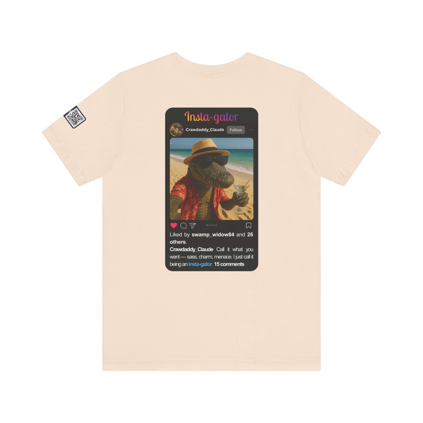 Insta-gator Fun Unisex T-Shirt Style 1