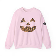 Leopard Print Jack-O'-Lantern Sweatshirt