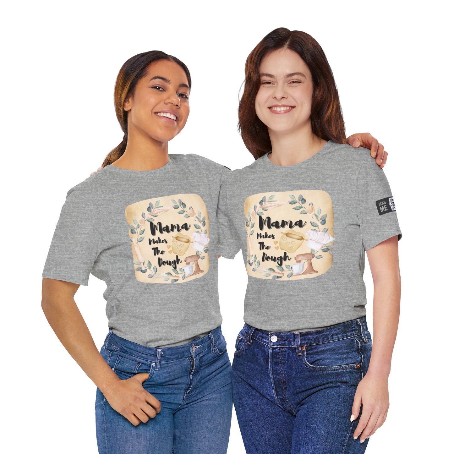 Momma Makes The Dough Short Sleeve Funny Cooking Shirt