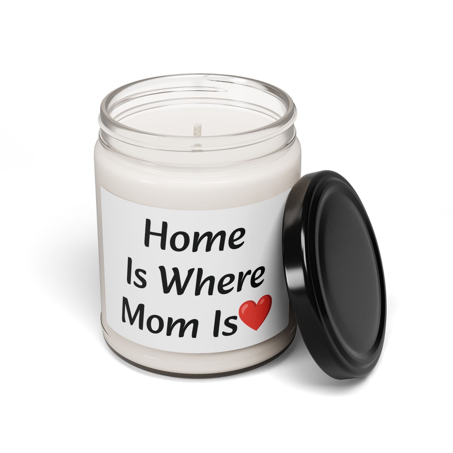 Home Is Where Mom Is ❤️ Soy Candle - 9oz Aromatherapy Gift for Mother's Day & Home Décor