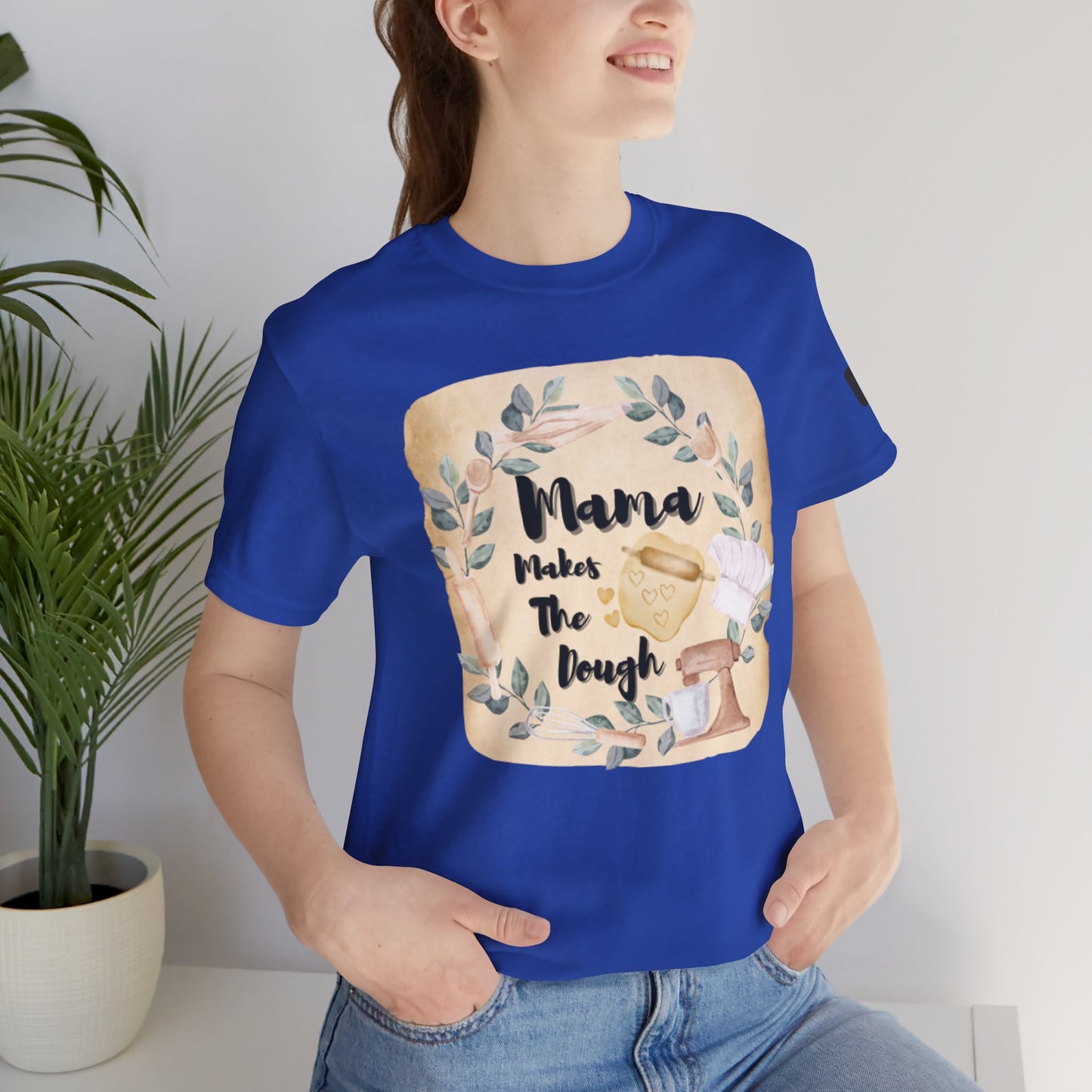 Momma Makes The Dough Short Sleeve Funny Cooking Shirt