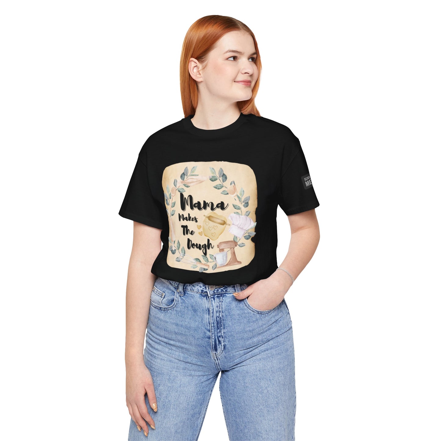 Momma Makes The Dough Short Sleeve Funny Cooking Shirt