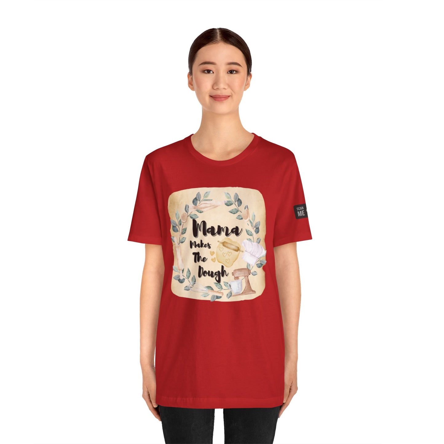 Momma Makes The Dough Short Sleeve Funny Cooking Shirt