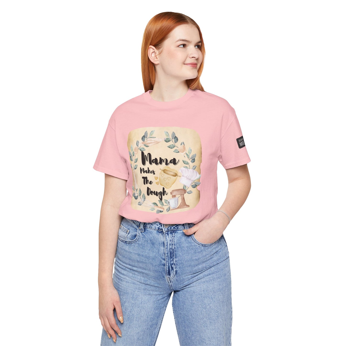 Momma Makes The Dough Short Sleeve Funny Cooking Shirt