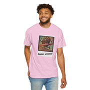 Unisex Bread Winner T-Shirt in pink, featuring a vintage-inspired design, crafted from 100% US cotton for comfort and style.