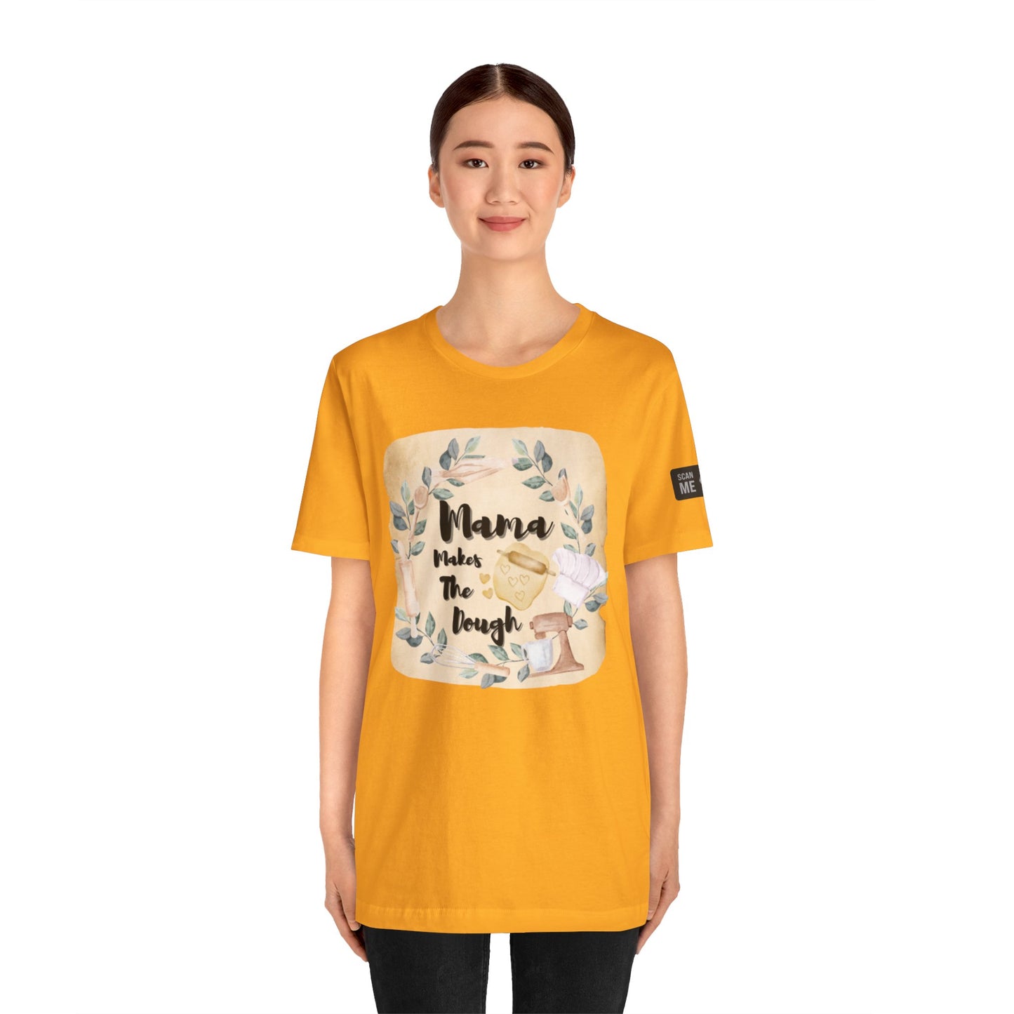 Momma Makes The Dough Short Sleeve Funny Cooking Shirt