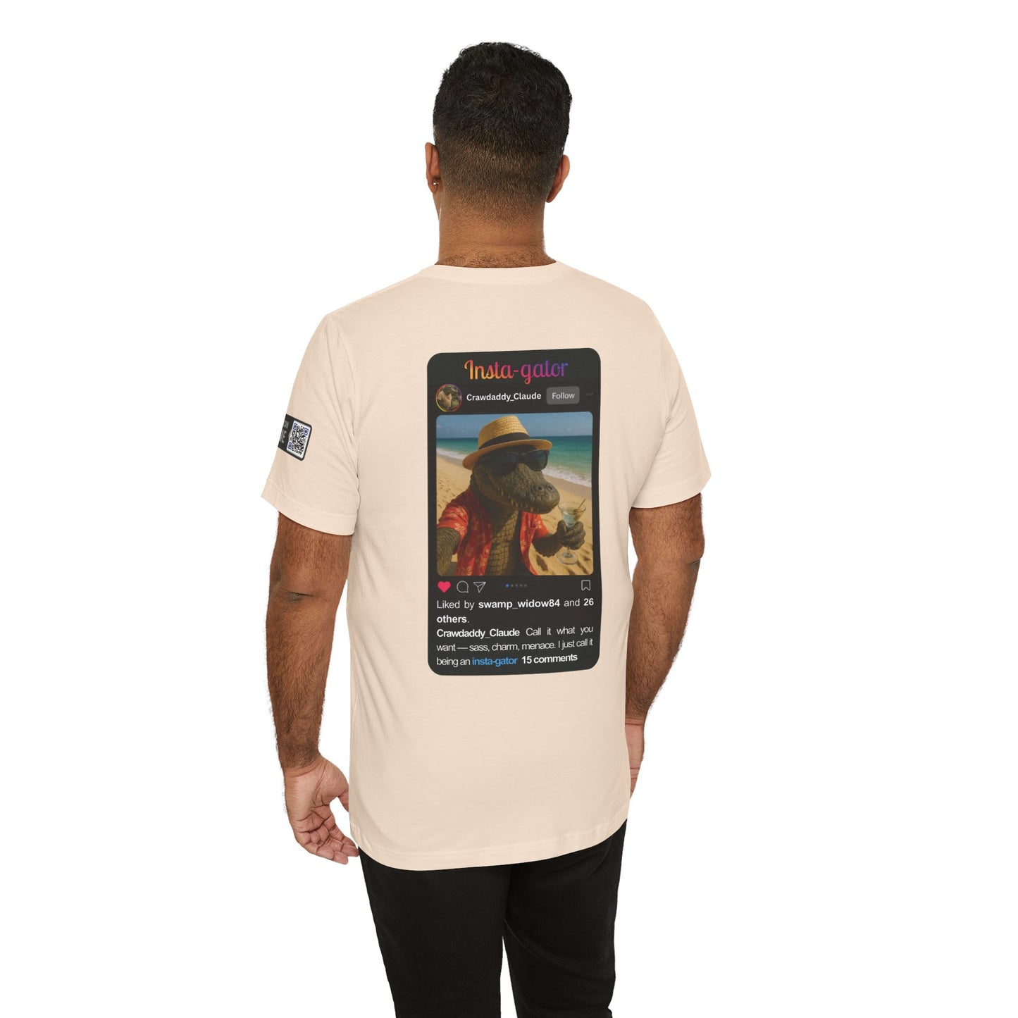Insta-gator Fun Unisex T-Shirt Style 1