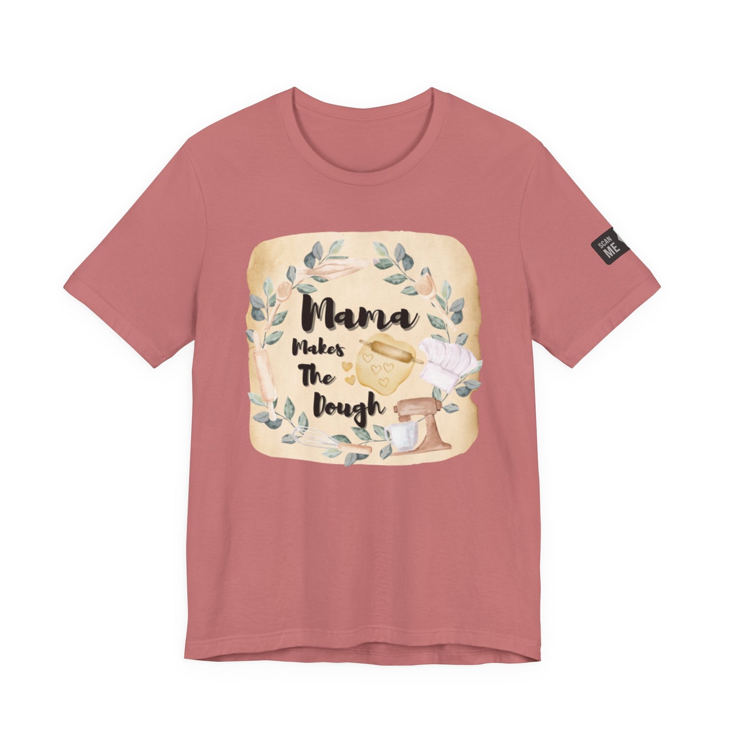 Momma Makes The Dough Short Sleeve Funny Cooking Shirt