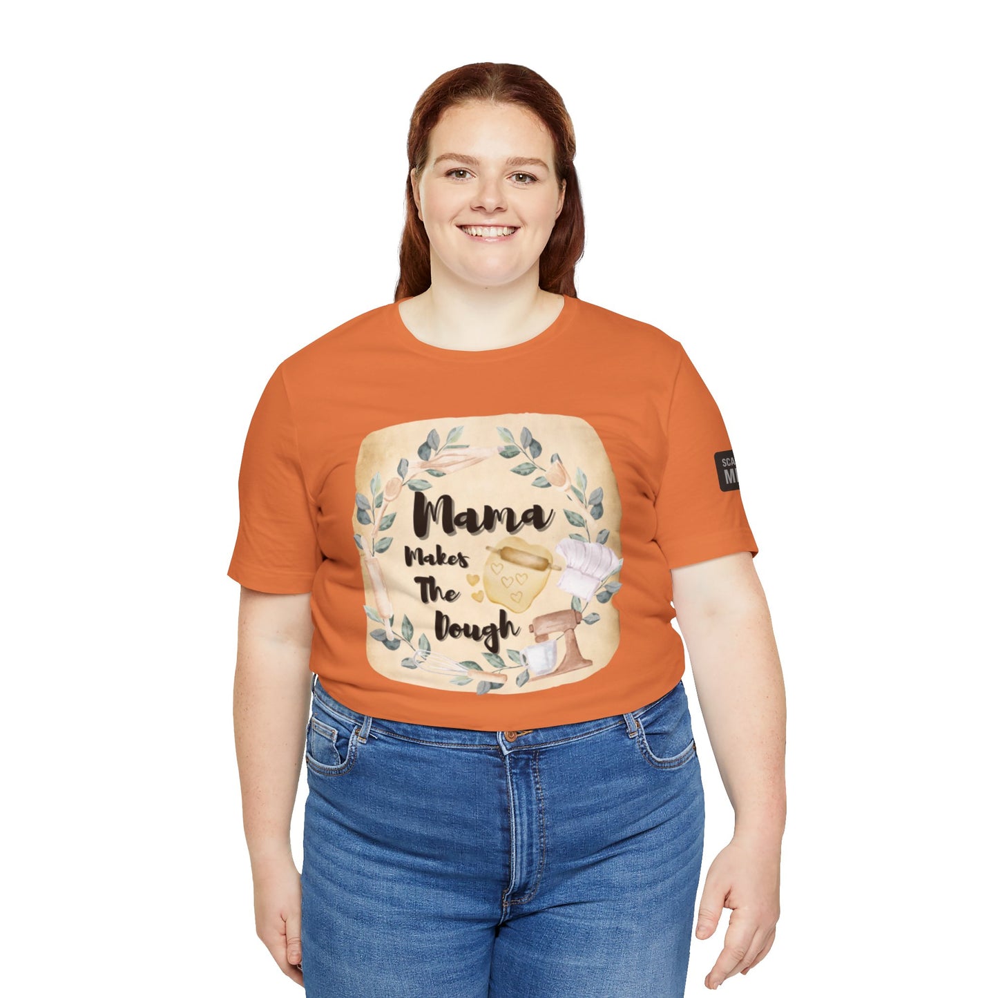 Momma Makes The Dough Short Sleeve Funny Cooking Shirt