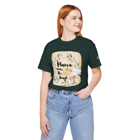 Momma Makes The Dough Short Sleeve Funny Cooking Shirt