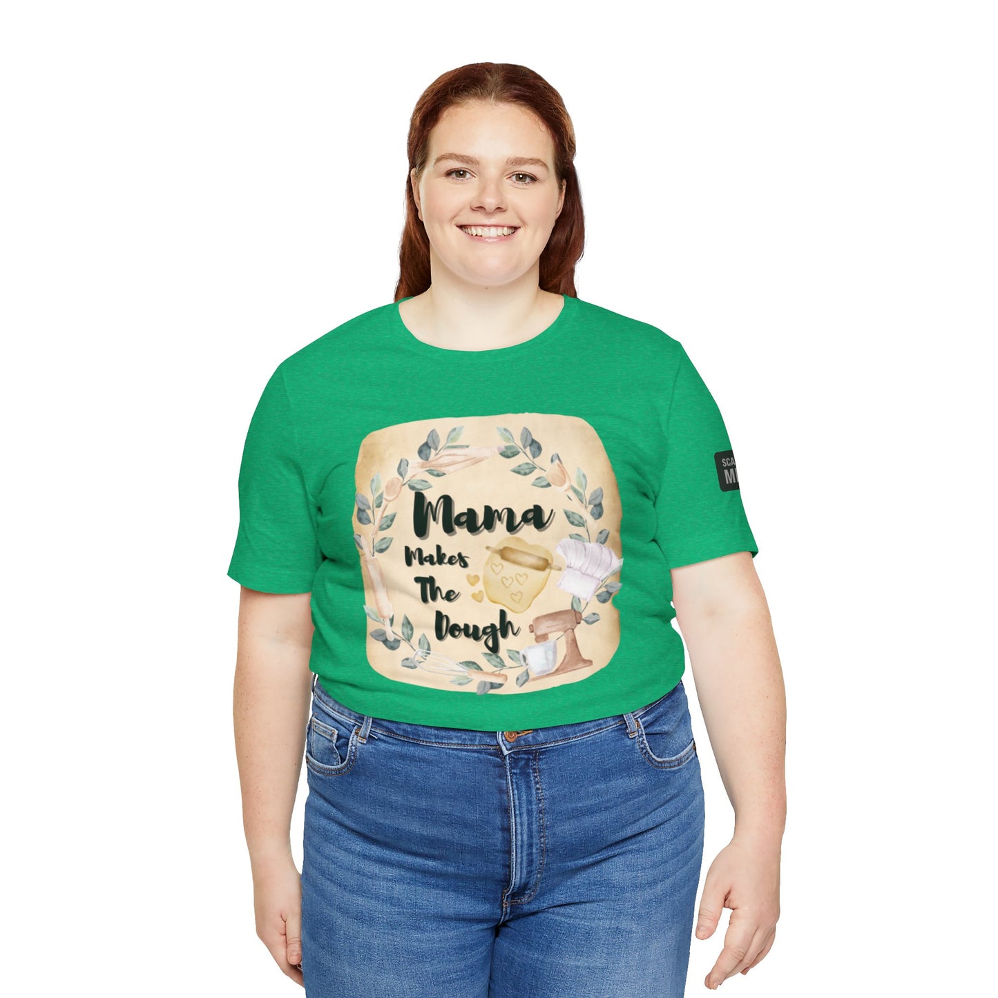 Momma Makes The Dough Short Sleeve Funny Cooking Shirt
