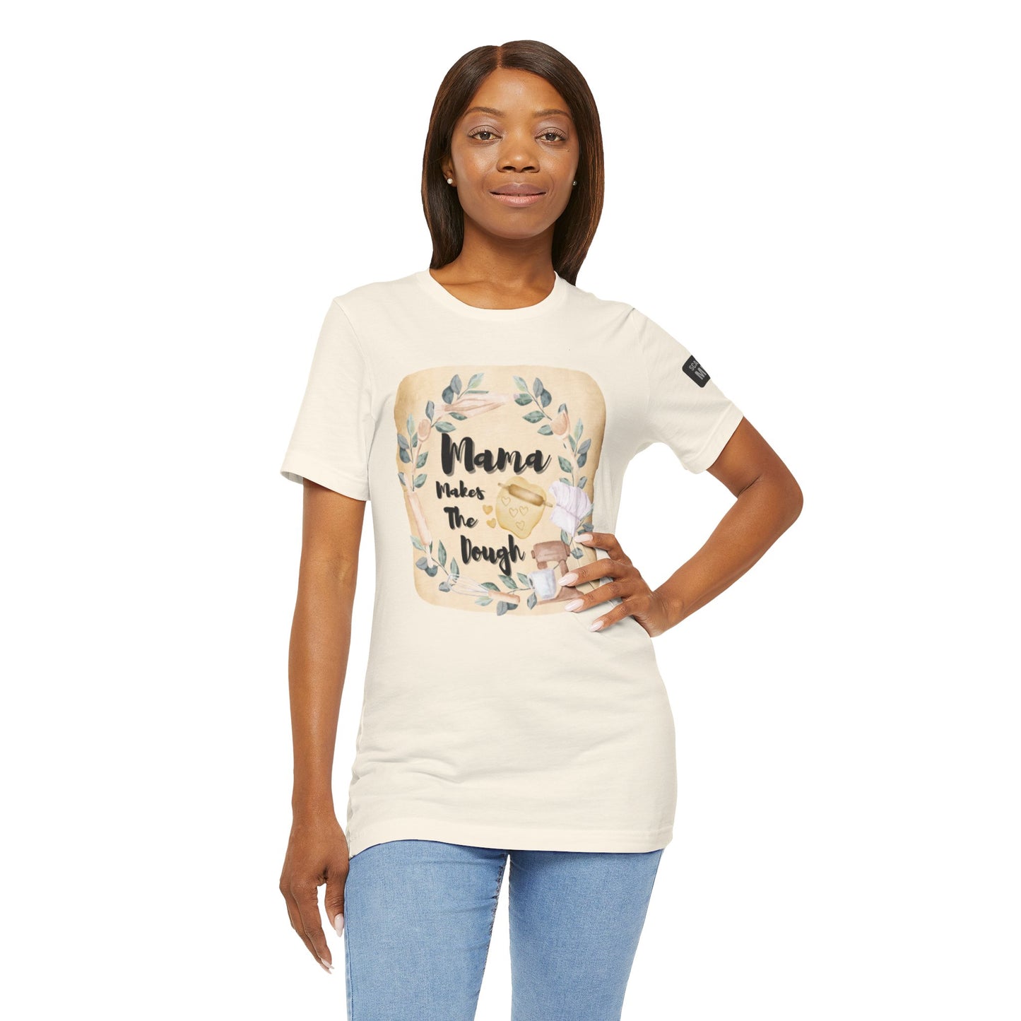 Momma Makes The Dough Short Sleeve Funny Cooking Shirt