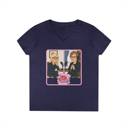 Sassy Ladies' V-Neck T-Shirt, Funny Tee, Gifts for Friends, Birthday Shirt, Retro Vibe, Mother's Day Gift