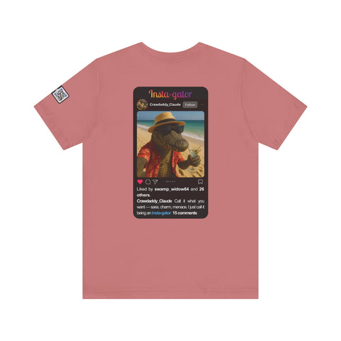 Insta-gator Fun Unisex T-Shirt Style 1
