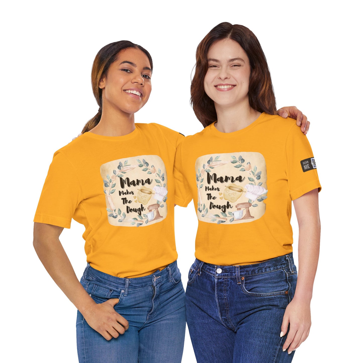 Momma Makes The Dough Short Sleeve Funny Cooking Shirt